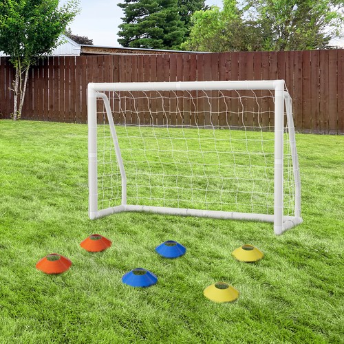 Football goal with thick - goal,